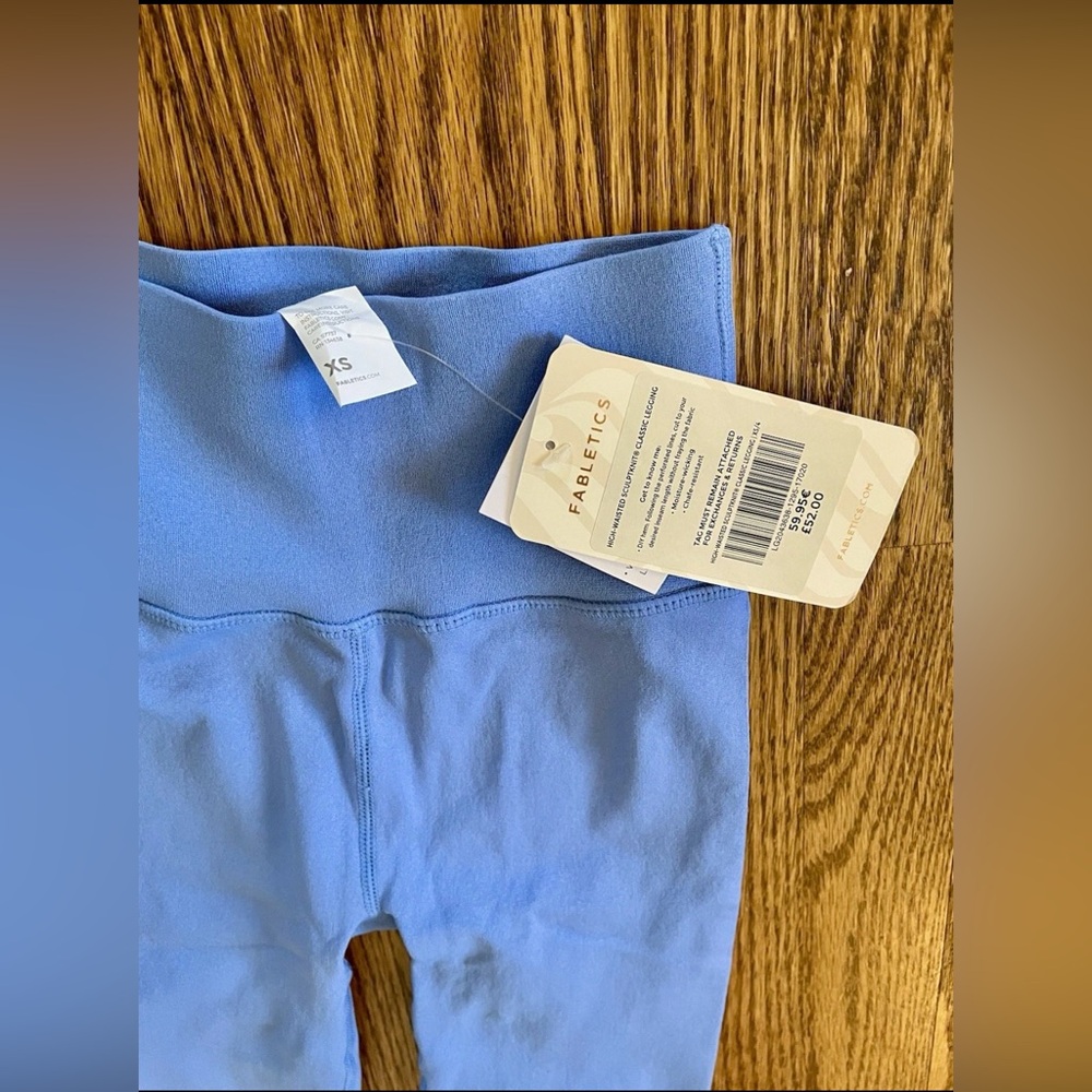 Fabletics SculptKnit® High-Waisted Legging, Marina, XS ***smaller than normal*** - Picture 3 of 8
